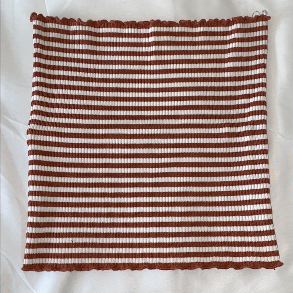 Striped tube top